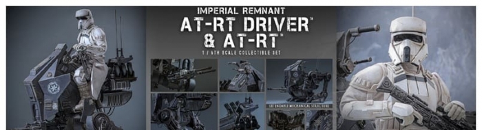Hot Toys新品发布：帝国残余AT-RT驾驶员与AT-RT步行机