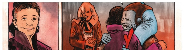 《星球大战》正史漫画《夜地故事》最后一期预览