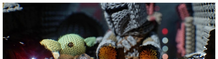 用结绳风格再现《曼达洛人》第一季第3集开头名场面