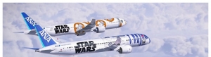全日空推出BB-8和R2-D2涂装的客机